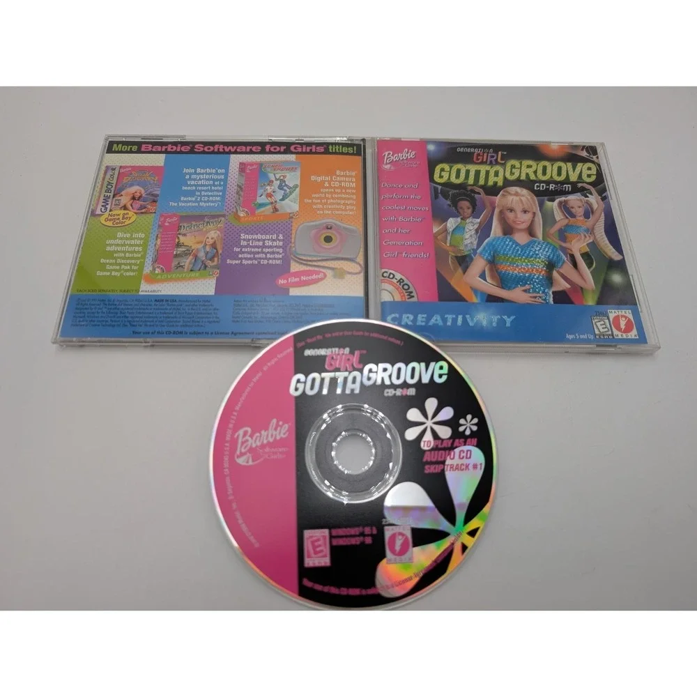 1999 Barbie Generation Girl Gotta Groove CD-ROM Only PC Windows 95 / 98